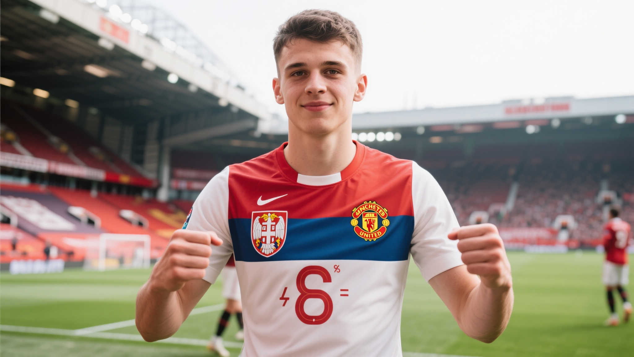 据媒体报道，这位年仅23岁的塞尔维亚国脚表现出了极